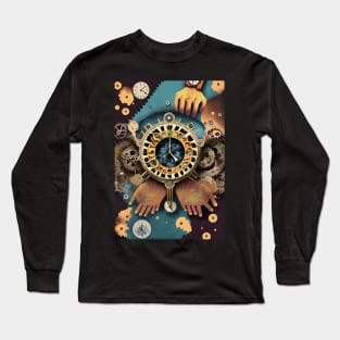 Mastering Time - A Visual Tribute to Watchmaking Long Sleeve T-Shirt